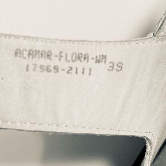 Flexus Acomar floral multi leather sandals EU 39 adjustable comfort casual elega - Picture 9 of 9